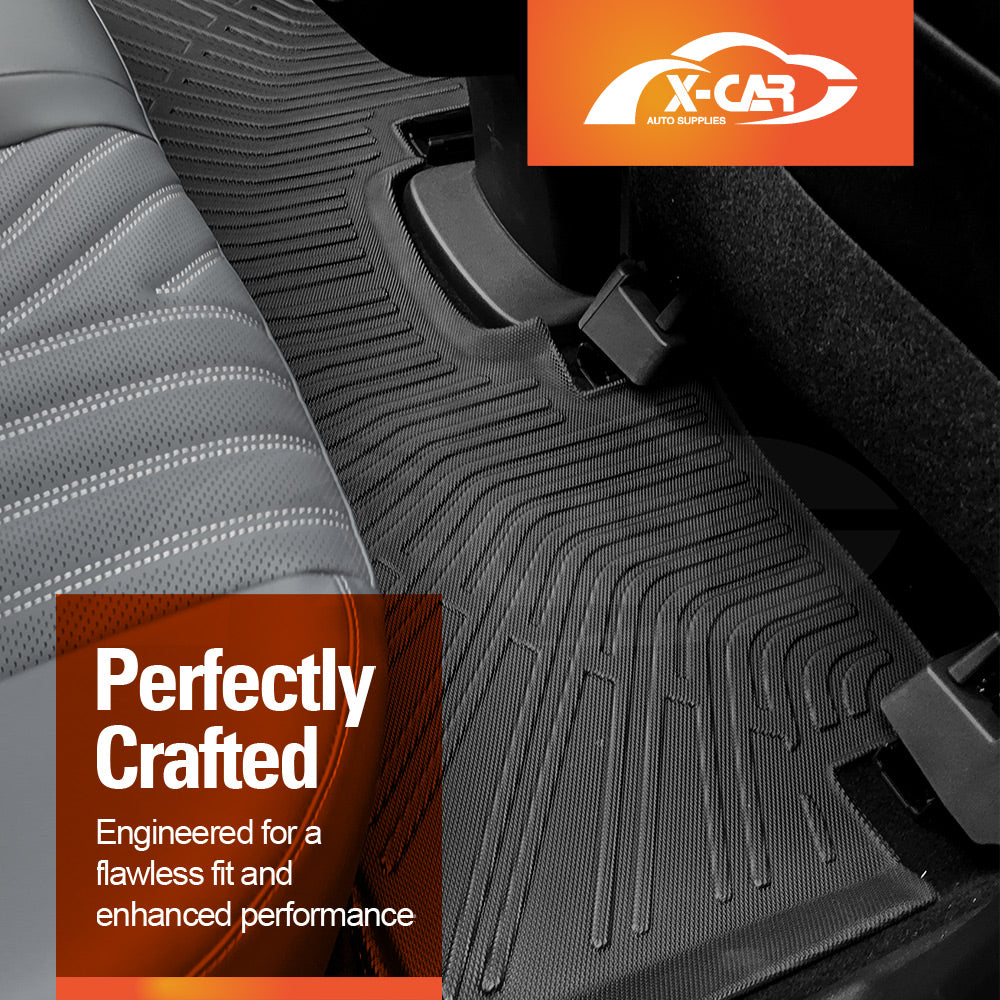 3D Floor Mats Boot Liner Set for Nissan Ariya 2023-Onwards All Weather Heavy Duty Cargo Car Trunk Luggage Tray