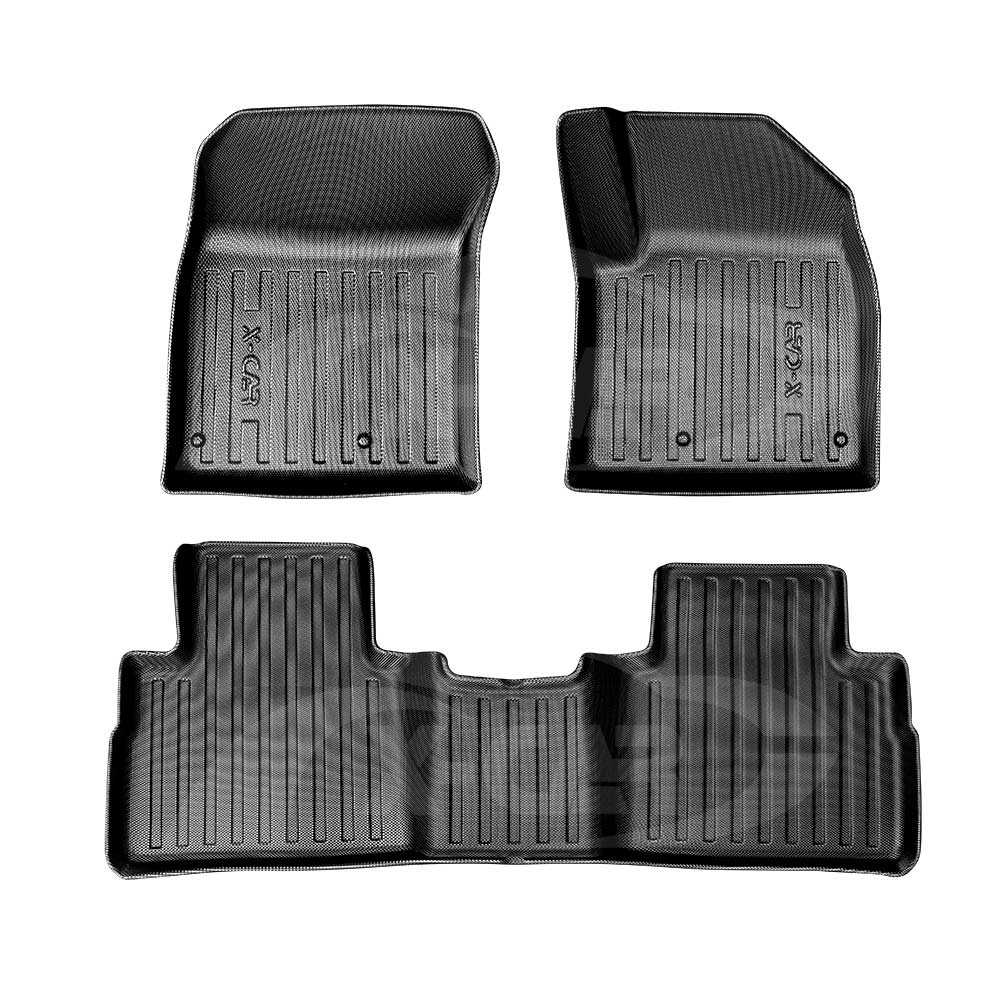 3D Floor Mats for Nissan X-trail Xtrail T33 Petrol 2022-Onwards Heavy Duty All Weather Car Waterproof Interior Protection Liner Set
