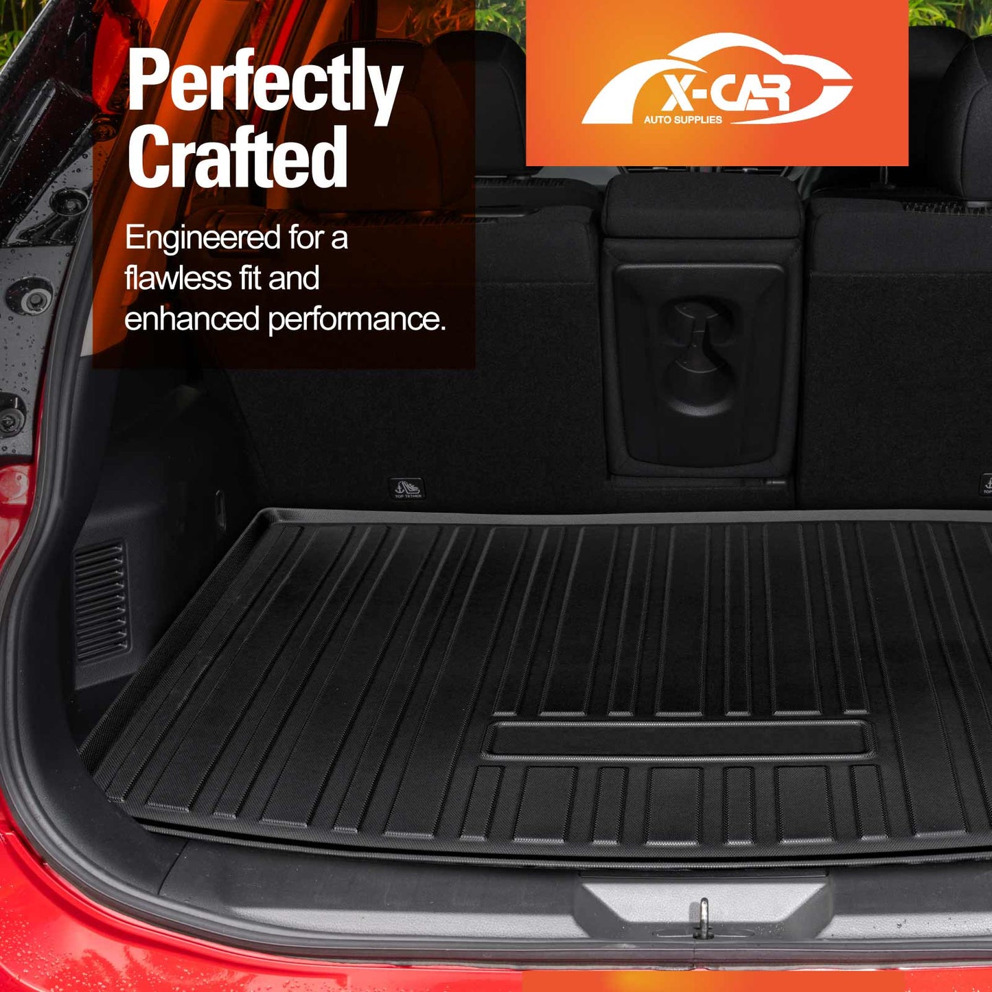 3D Floor Mats Boot Liner Set for Nissan X-trail Xtrail T33 7 Seats 2022-Onwards All Weather Heavy Duty Cargo Car Trunk Luggage Tray