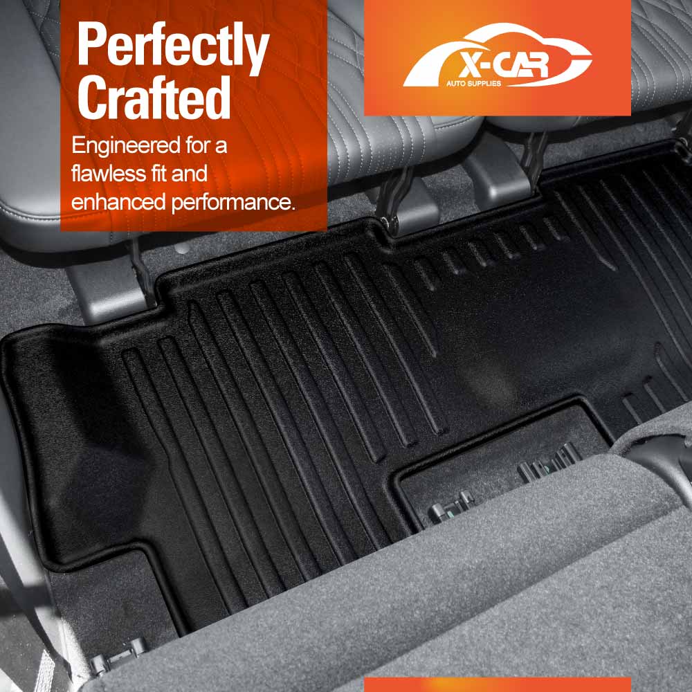 Floor Mats Boot Liner Set for GWM Tank 500 Tank500 2024-2025 All Weather Heavy Duty Cargo Kick Mats Back Seat Protector Cover