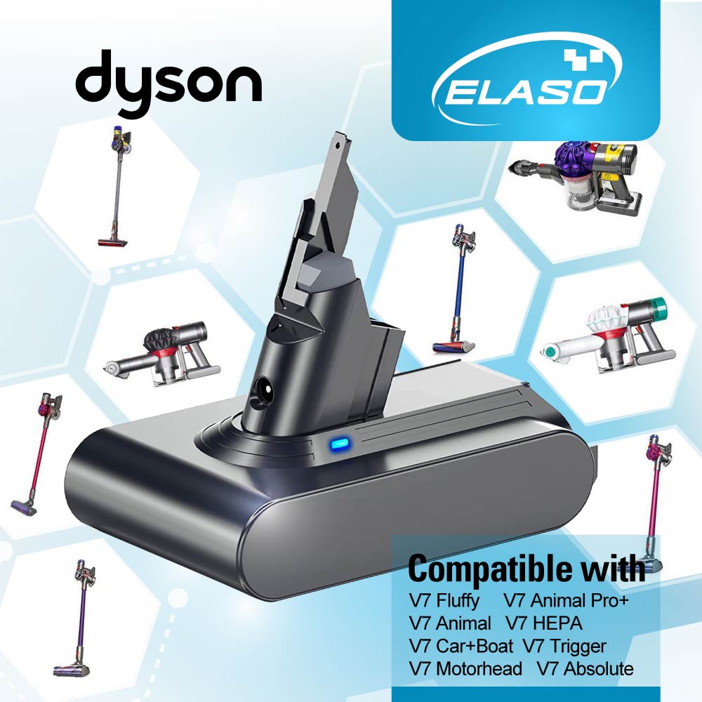 Replacement Battery for Dyson V7 Animal Absolute Handheld Cordless Vacuum Cleaner,for Part 968670-03 968670-02 SV11 225403 229687