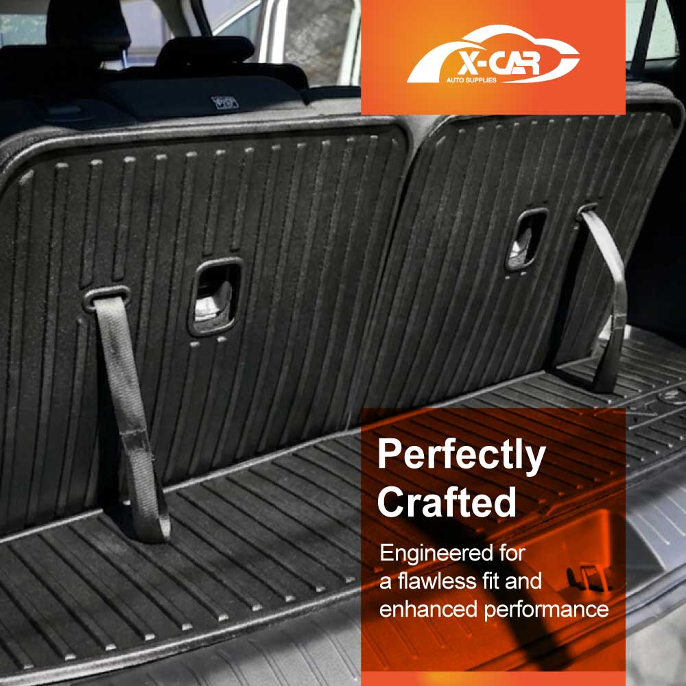 3D Floor Mats Boot Liner for Hyundai SantaFe Santa Fe 6/7 Seater 2024-Onwards All Weather Heavy Duty Cargo Car Trunk Luggage Tray