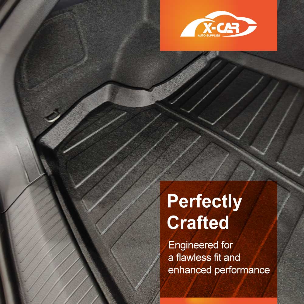 3D Floor Mats Boot Liner Set for Volkswagen VW T-Roc 2020-2026 All Weather Heavy Duty Cargo Car Trunk Luggage Tray