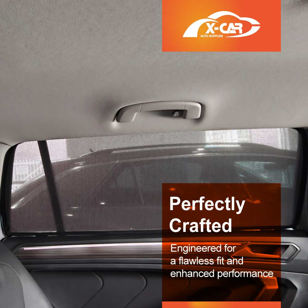 Window Sun Shades for Volkswagen VW Tiguan Allspace 7 Seater 2018-2024 Car UV Protection Custom Rear Windscreen Shade SunBlind Mesh