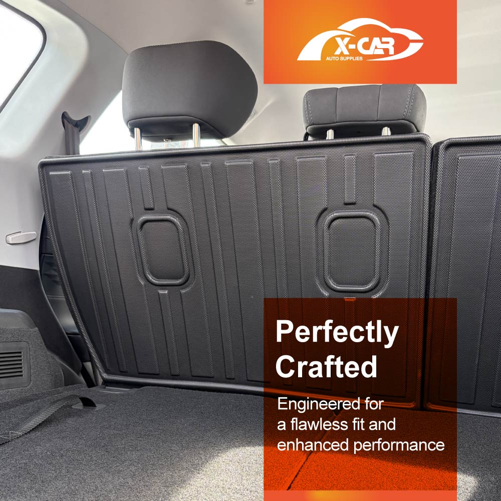 Boot Liners Kick Mats for Chery Tiggo 8 Pro Max 2024-Onwards All Weather Heavy Duty Cargo Car Trunk Back Seat Protector Set of 5