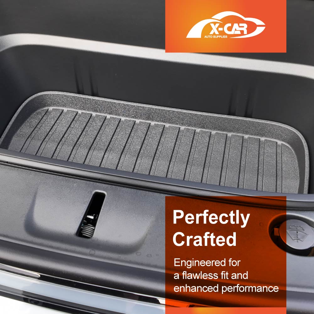 Interior Boot Liners Set for Tesla Model Y L 6-Seat 2026-Onwards All Weather Front Toolbox Cargo Car Trunk Mats Cover Luggage Tray