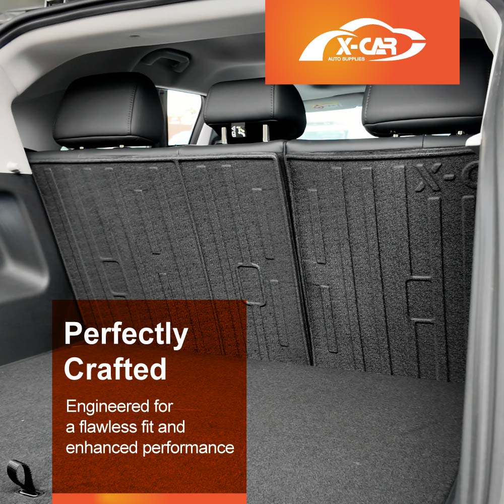 Floor Mats Boot Liner Set for Chery Tiggo 7 Super Hybrid 2025-Onwards All Weather Heavy Duty Car Trunk Cargo Kick Back Seat Cover