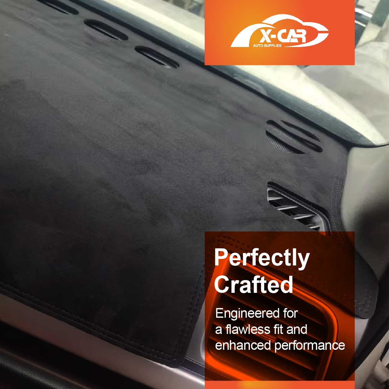 Dash Mat for Toyota Kluger 2014-2021 Non-Slip Microfiber Pad Cover Interior Accessories