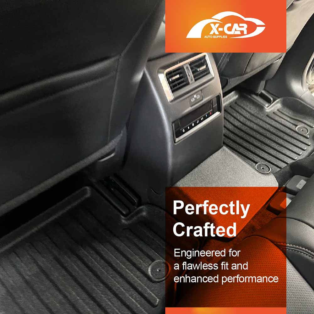 Front Rear Floor Mats for Mazda CX-90 CX90 2023-Onwards Heavy Duty All Weather Car Mats Carpet Liner Set