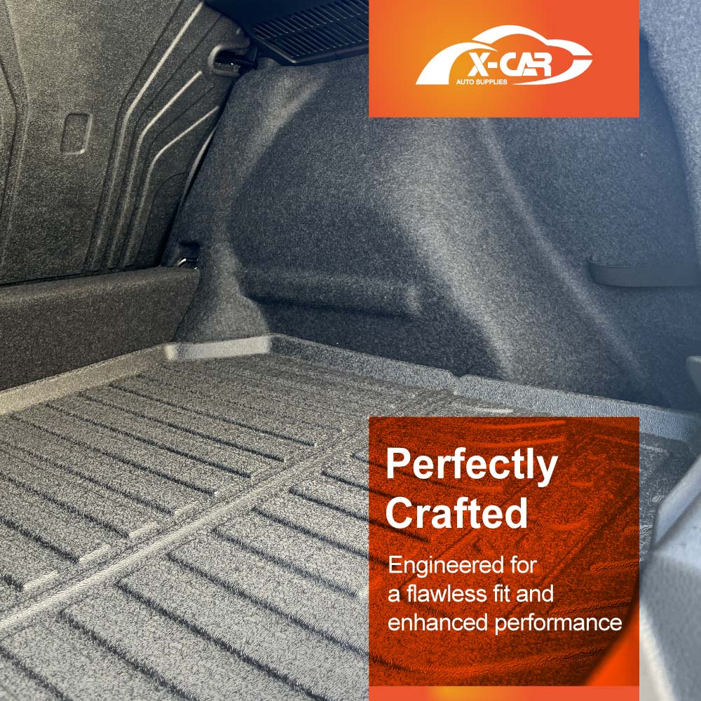 3D Floor Mats Boot Liner Set for Nissan QASHQAI J12 Series 2022-Onwards All Weather Heavy Duty Cargo Car Trunk Luggage Tray