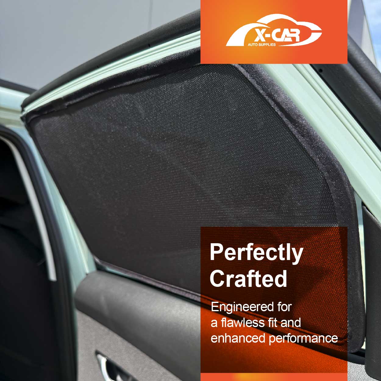 Rear Window Sun Shade for Hyundai Kona 2017-2023 Car Sun Blind Mesh