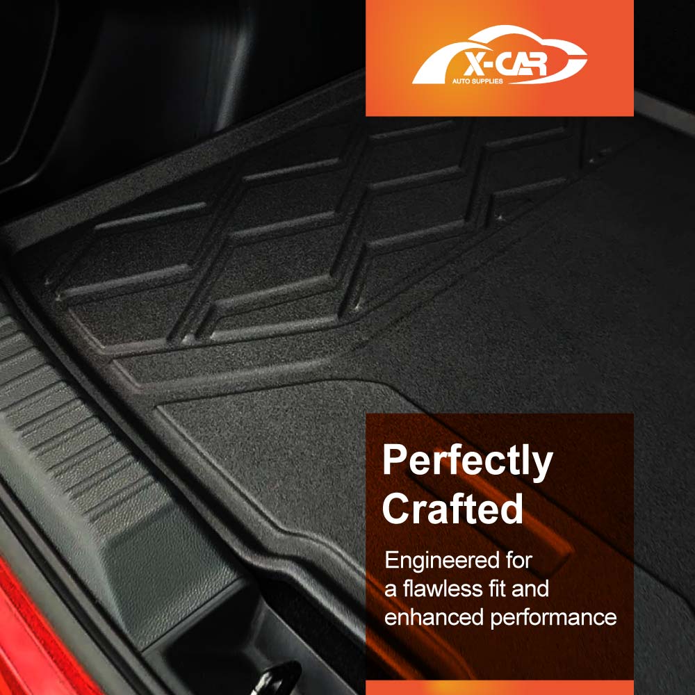 3D Floor Mats Boot Liner for Toyota Yaris Cross MXP Series 2020-Onwards All Weather Heavy Duty Cargo Car Trunk Luggage Tray