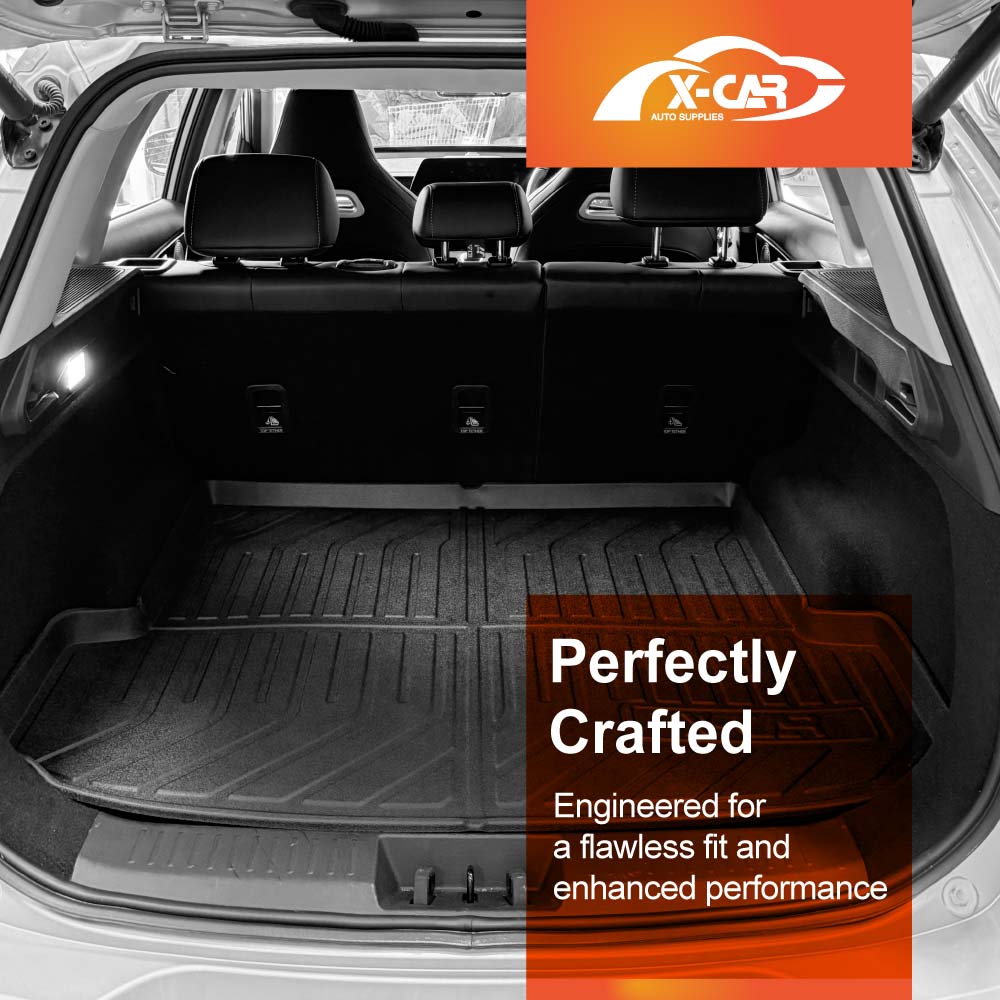 Floor Mats Boot Liner Set for Chery Tiggo 7 Super Hybrid 2025-Onwards All Weather Heavy Duty Car Trunk Cargo Kick Back Seat Cover