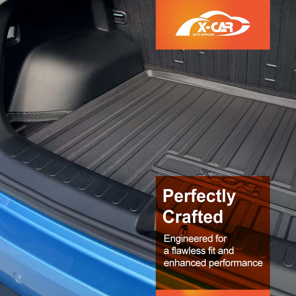 Floor Mats Boot Liner Set for GWM Haval Jolion 2021-Onwards All Weather Heavy Duty Car Trunk Cargo Kick Back Seat Protector Cover