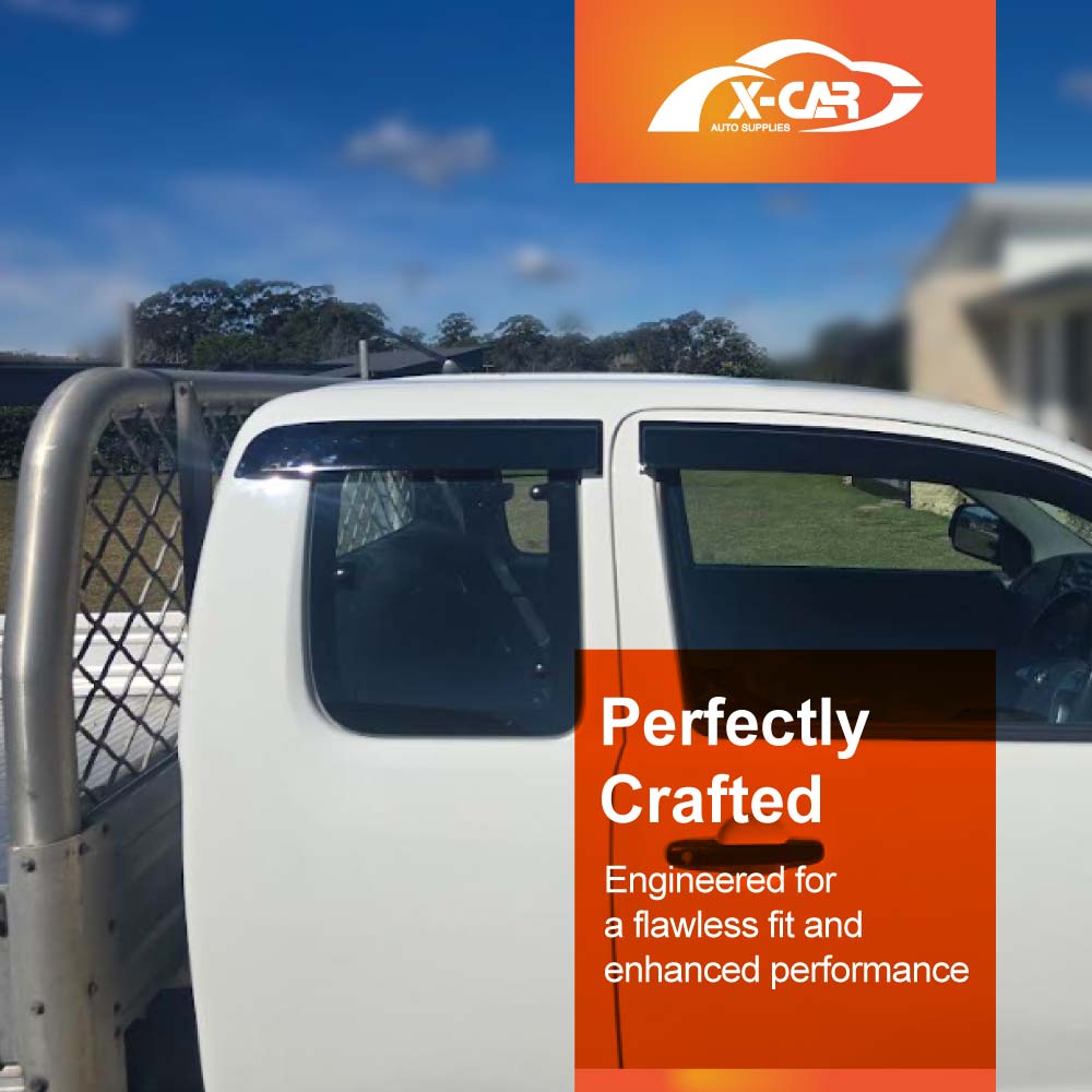 Weathershields for Toyota Hilux SR5 Extra Cab 2005-2015 Car Weather Shields Wind Deflectors Window Sun Visor 4-Piece Set