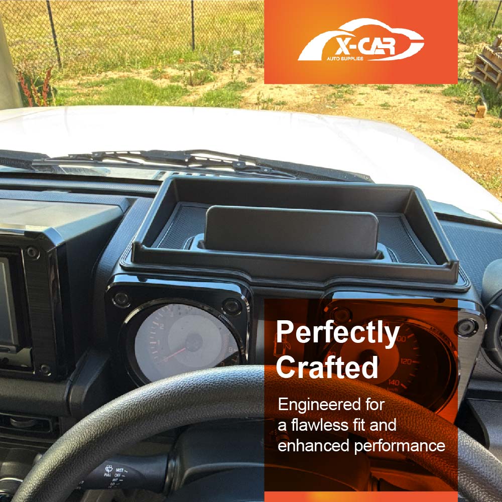 Dash Center Console Organizer for Suzuki Jimny 3-Door 2018-Onwards Dashboard Storage Box Phone Stand Tray