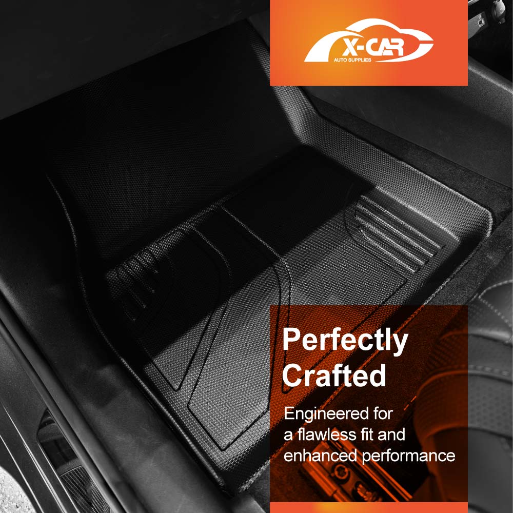 3D Floor Mats Boot Liner Set for BYD SEALION 7 SEALION7 2025-Onwards All Weather Front Trunk Cargo Kick Mats Back Seat Protector Cover