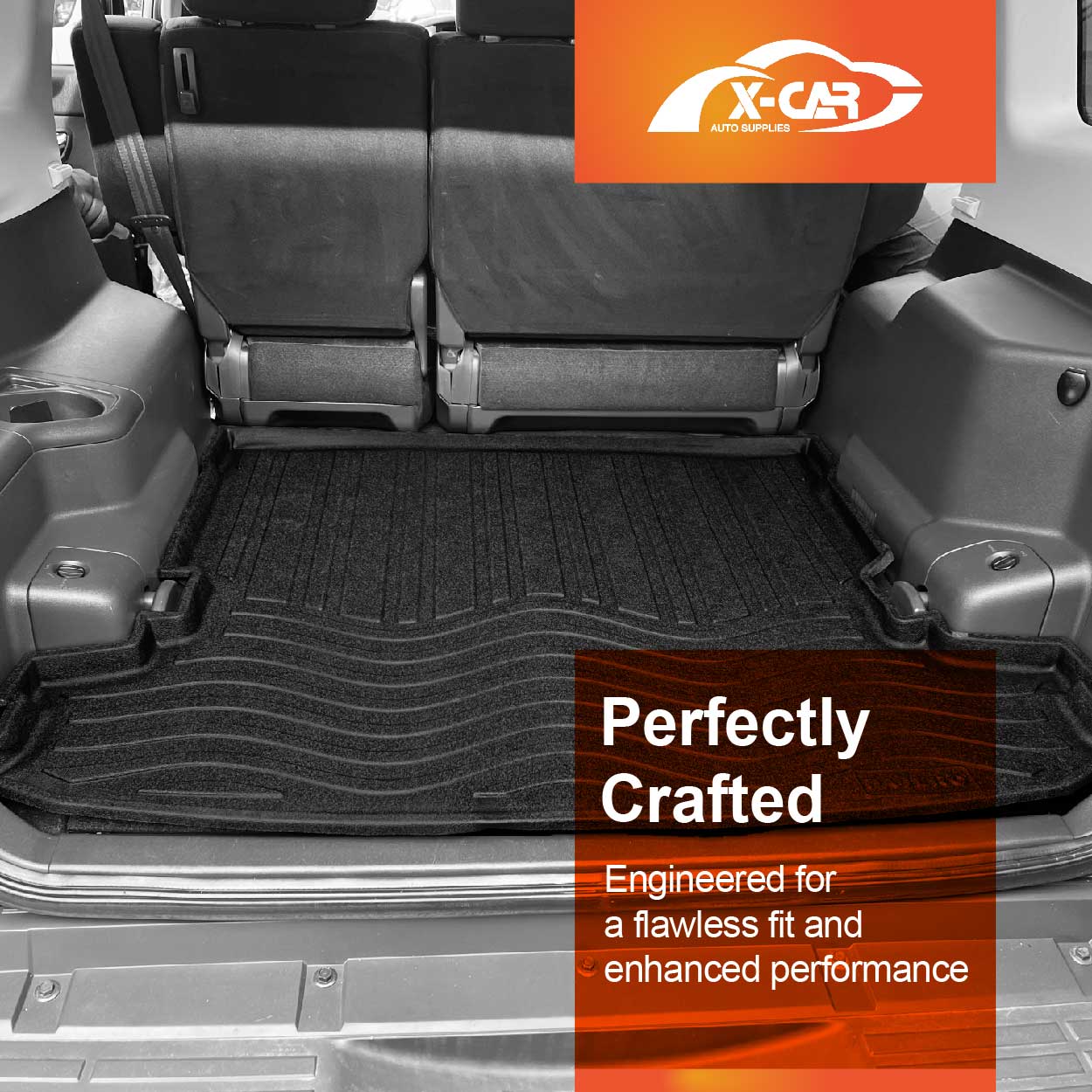 Heavy Duty Cargo Mat Boot Liner for Mitsubishi Pajero 2006 2007 2008 2009 2010 2011 2012 2013 2014 2015 2016 2017 2018 2019 2020 2021 2022