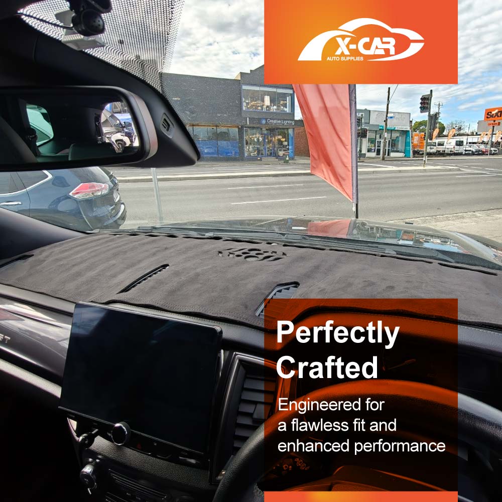 Dash Mat for Ford Ranger PX Mk3 Series 2018-2022 Non-Slip Microfiber Pad Cover Interior Accessories