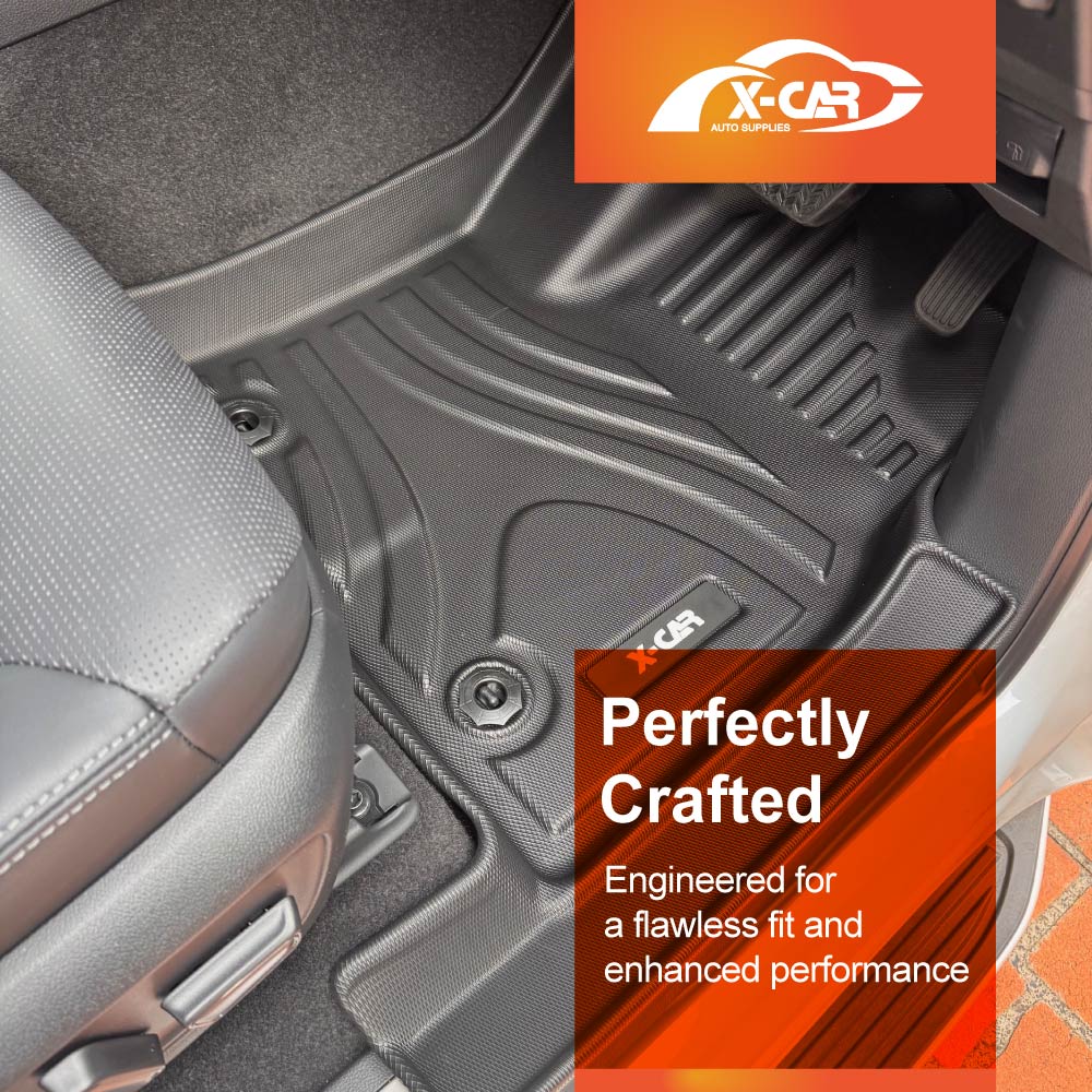 Front Rear Floor Mats Boot Liner Set for Toyota Landcruiser 300 LC300 2021-Onwards All Weather Heavy Duty Cargo Car Trunk Luggage Tray