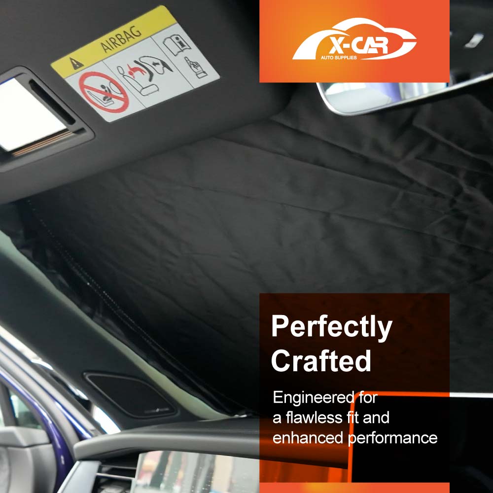 WindScreen Sun Shade for Volkswagen Tayron 2025-Onwards Blocks UV Rays Foldable Custom Wind Screen Sun Visor Protector