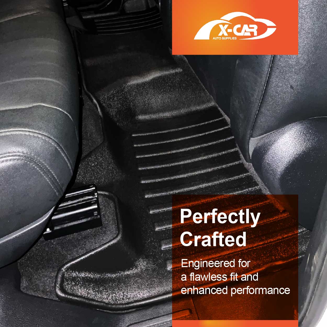 3D Floor Mats Boot Liner Set for Ford Everest 2022-Onwards All Weather Heavy Duty Cargo Kick Mats Back Seat Protector Cover