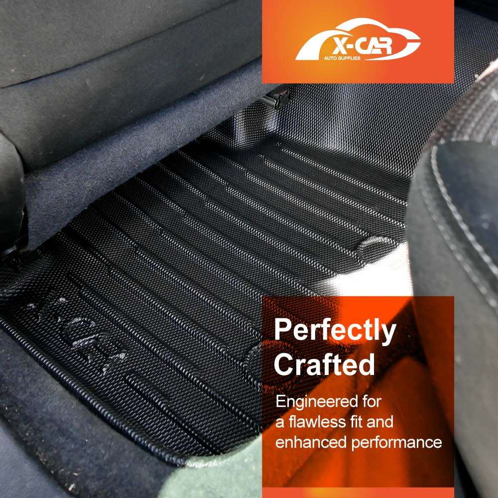 Floor Mats Boot Liner Set for Subaru Outback 2015-2020 All Weather Heavy Duty Car Trunk Cargo Kick Back Seat Protector Cover