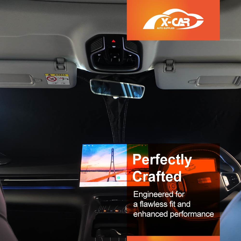 WindScreen Sun Shade for Geely Starray EM-i 2025-Onwards Blocks UV Rays Sun Visor Protector Foldable Sunshade