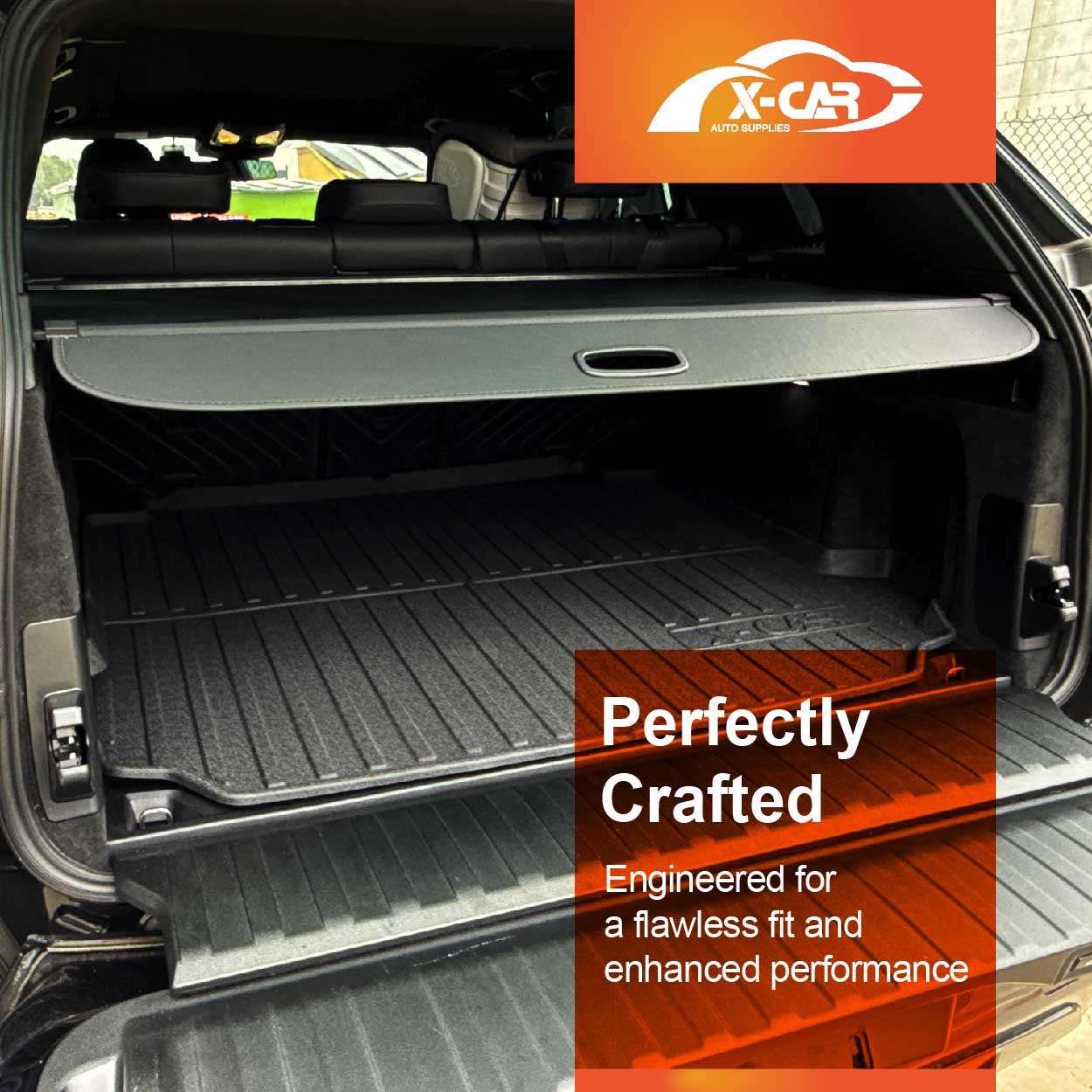 Retractable Car Trunk Shelf Shade Rear Cargo Security Shield Luggage Cover Blinder for BMW X5 X5M G05 F95 2018-Onwards