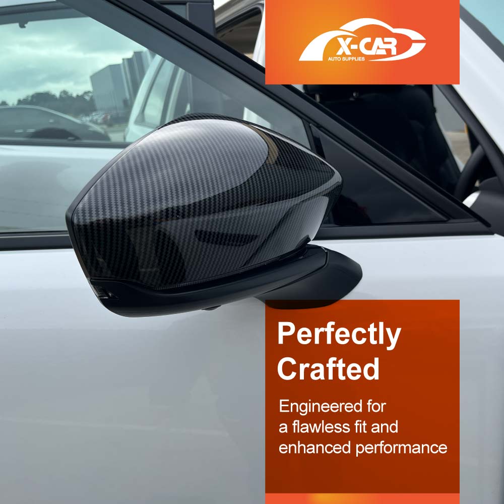 Rear View Mirror Trim Cover for Mazda CX-70 CX70 2024-Onwards Exterior Accessories Side Mirror Cap Carbon Fiber Style