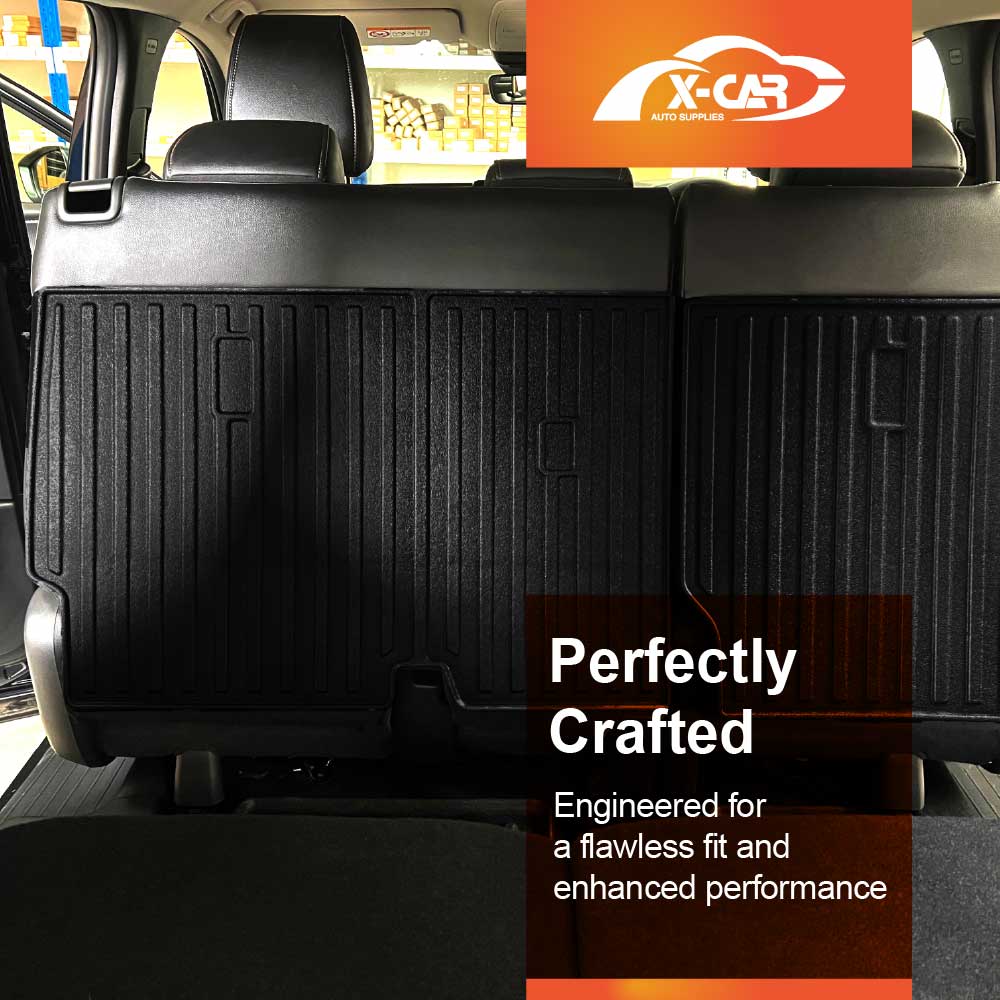 3D Floor Mats Boot Liner Set for Mazda CX-80 CX80 2024-Onwards All Weather Heavy Duty Cargo Kick Mats Back Seat Protector Cover