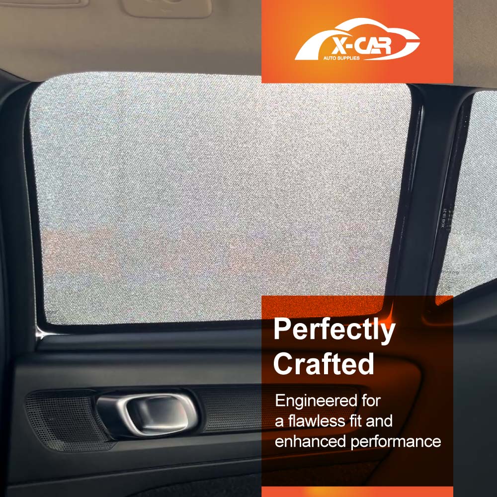 Window Sun Shades for Volvo XC40 2018-Onwards Car UV Protection Windscreen Blind Mesh