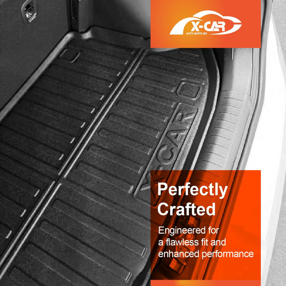 3D Floor Mats Boot Liner for Hyundai Venue 2019-Onwards All Weather Heavy Duty Cargo Car Trunk Luggage Tray