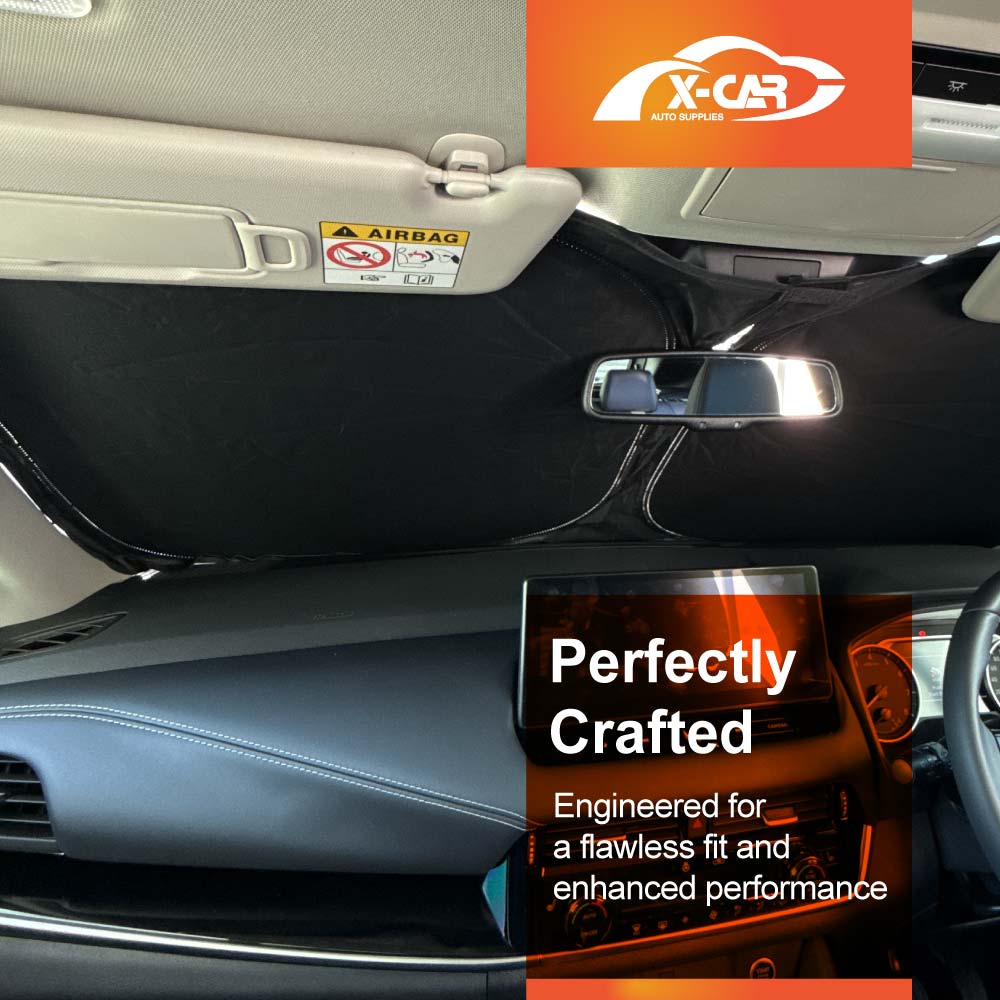WindScreen Sun Shade for Nissan QASHQAI J12 Series 2022-Onwards Blocks UV Rays Foldable Custom Wind Screen Sun Visor Protector