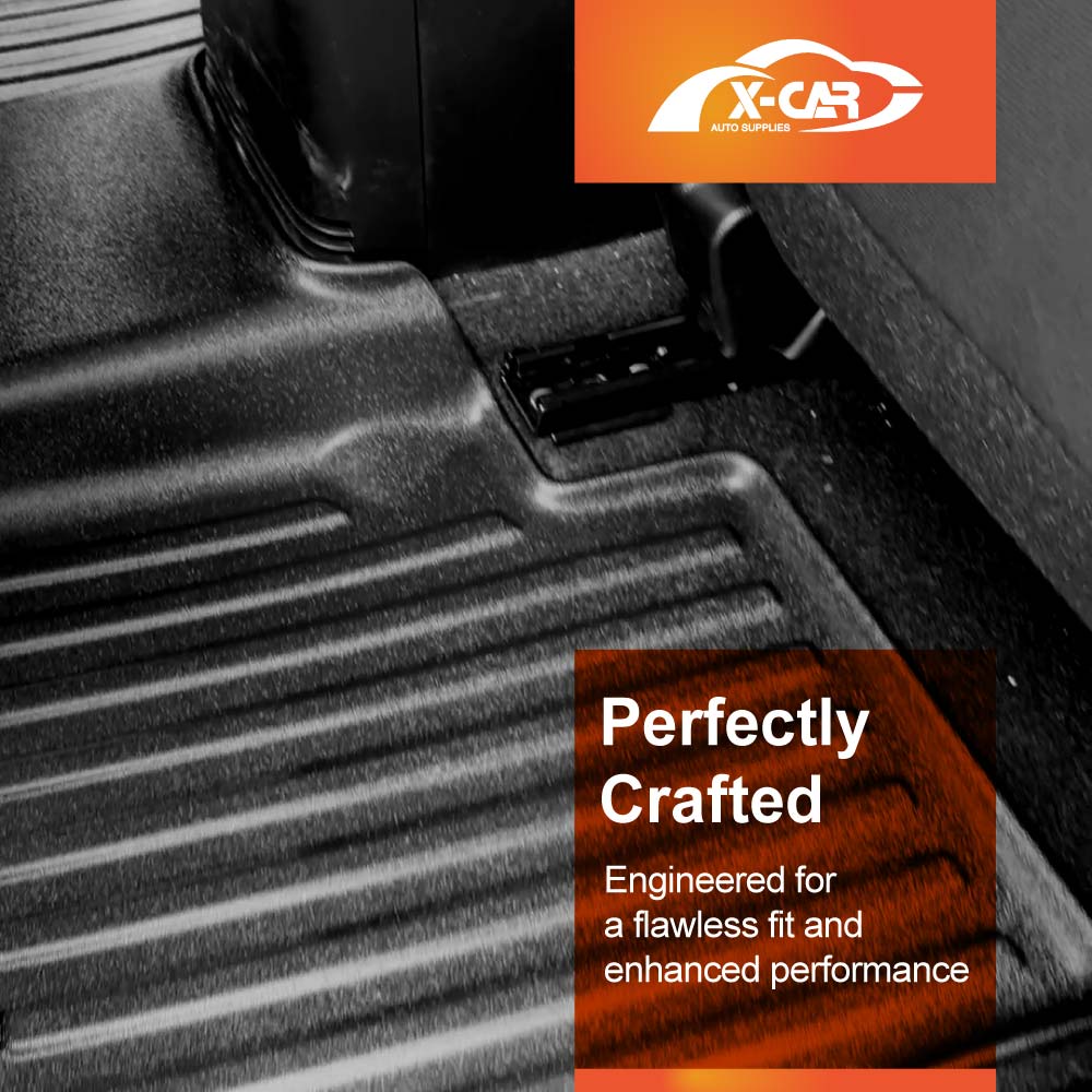 3D Floor Mats Boot Liner Set for Isuzu MU-X MUX 2022-Onwards All Weather Heavy Duty Cargo Car Trunk Luggage Tray