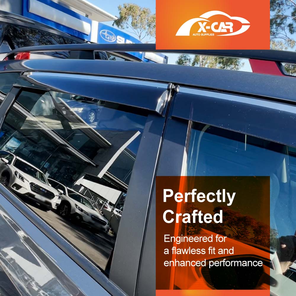 Premium Weathershields for Subaru Forester 2018-2024 S5 SK Car Weather Shields Wind Deflectors Window Sun Visor 4-Piece Set