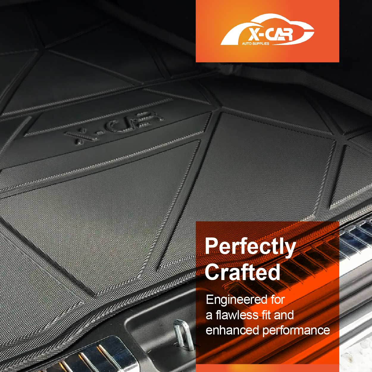 Boot Liner for Mercedes-Benz GLS-Class 2019-Onwards Heavy Duty Cargo Trunk Mat Luggage Tray