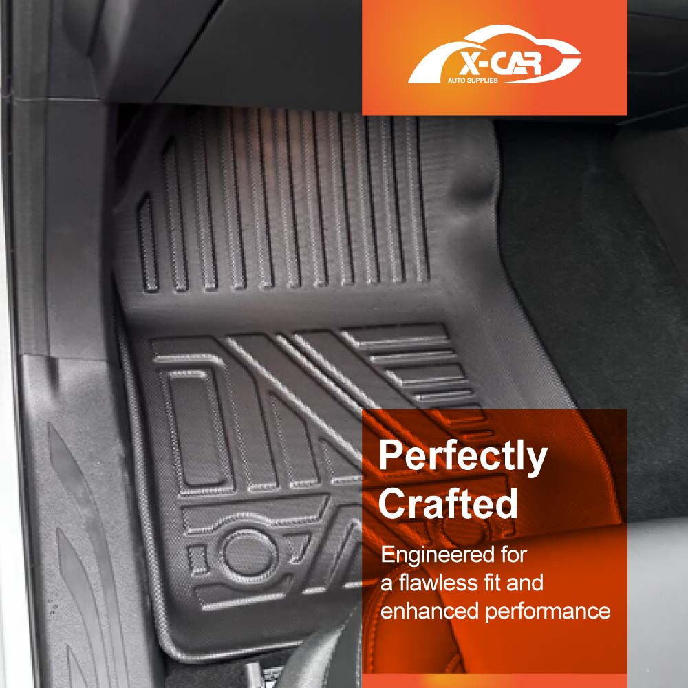 3D Premium Floor Mats Tub Liner for GWM Cannon/Cannon-L Premium 2021-Onwards All Weather Heavy Duty Cargo Car Trunk Luggage Tray