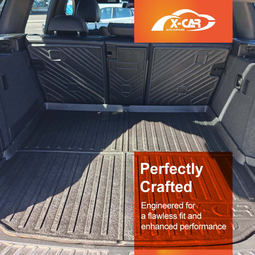 3D Floor Mats Boot Liner Set for BMW iX3 2023-2025 All Weather Heavy Duty Cargo Car Trunk Luggage Tray