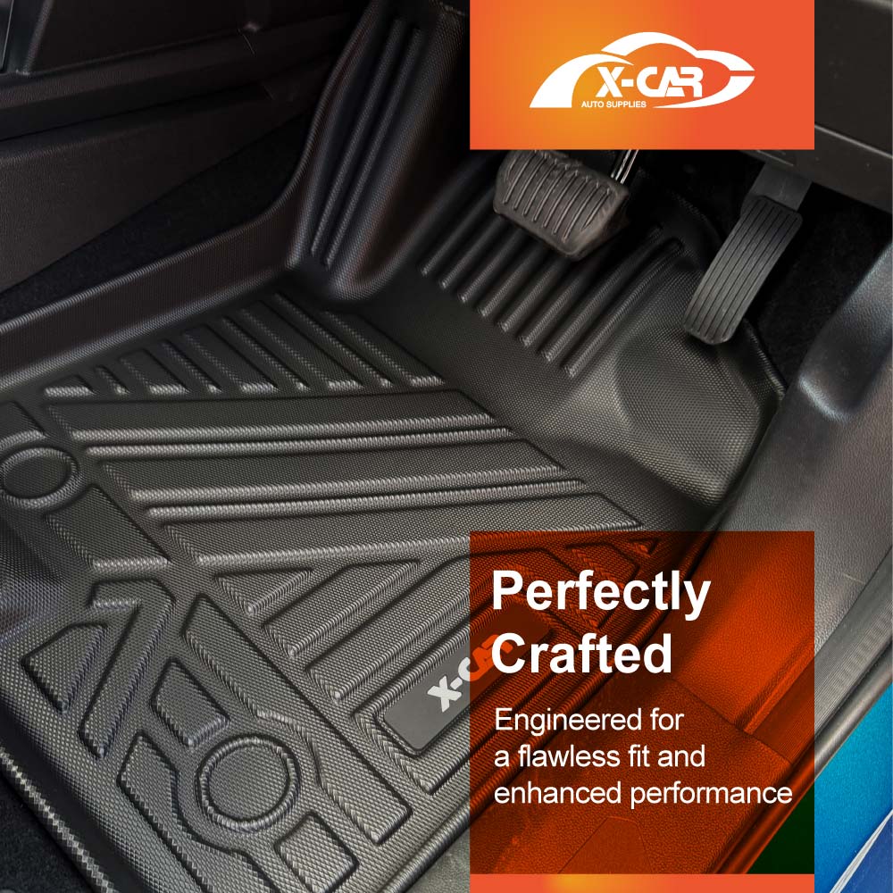 Floor Mats Boot Liner Set for GWM Haval Jolion 2021-Onwards All Weather Heavy Duty Car Trunk Cargo Kick Back Seat Protector Cover