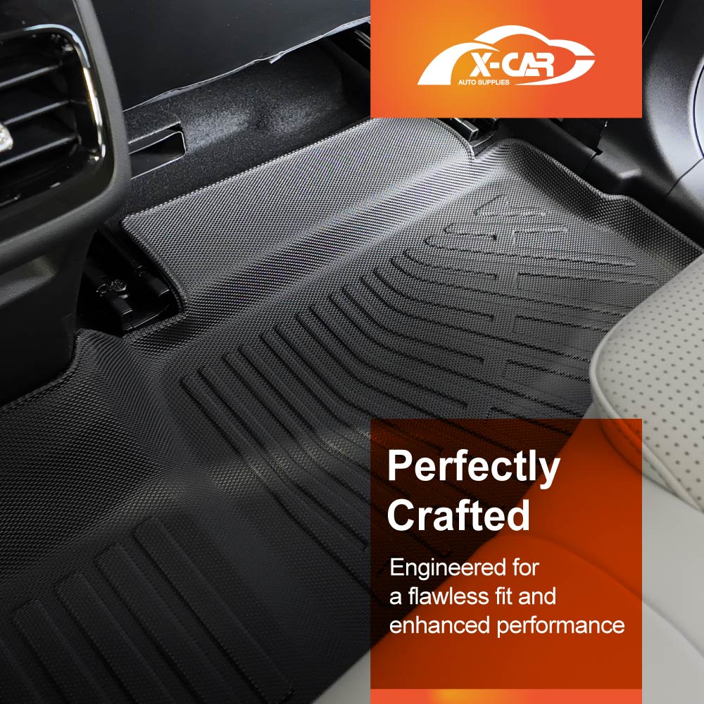 3D Floor Mats Boot Liner Set for Jaecoo J5 EV Petrol 2025-Onwards All Weather Heavy Duty Cargo Car Trunk Luggage Tray