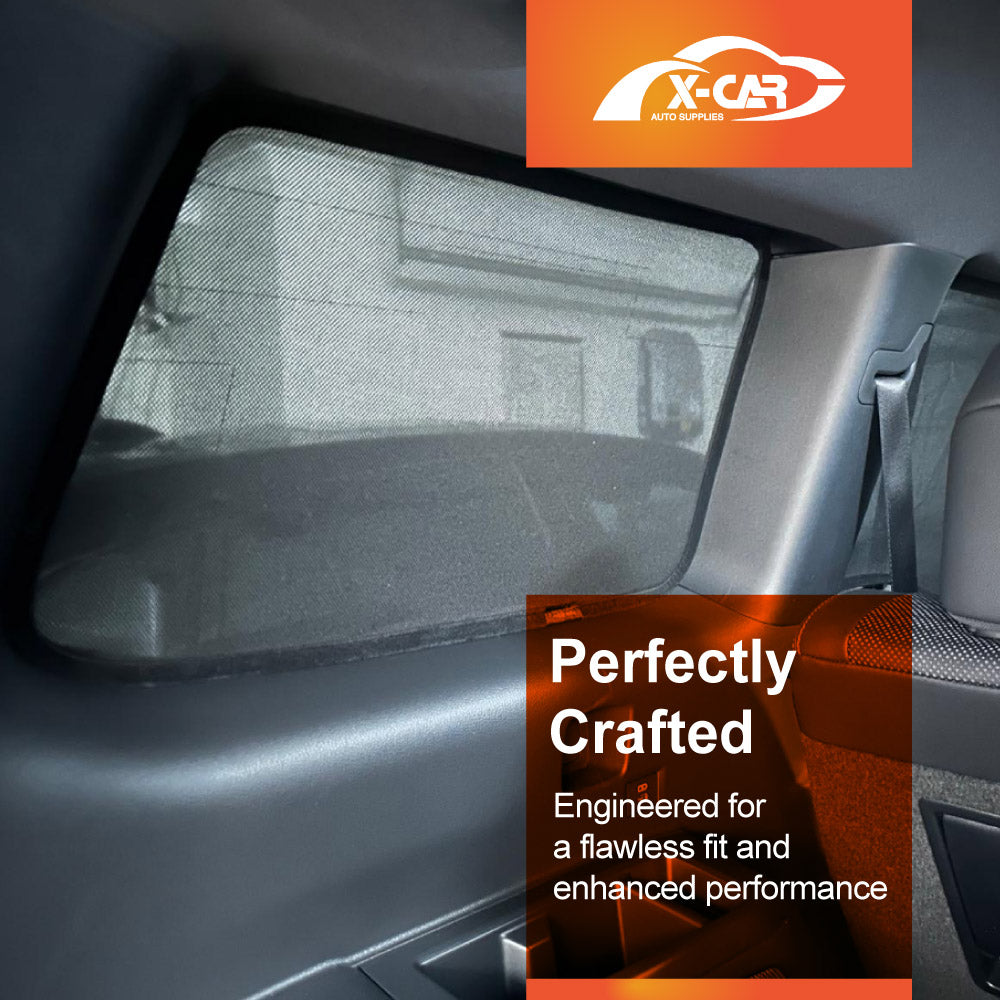 Window Sun Shades for Toyota Prado 250 NON-Rear-View Mirror Camera 2024-Onwards Car UV Protection Windscreen Blind Mesh