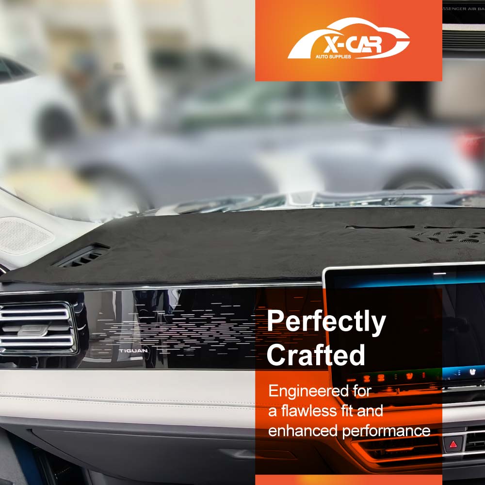 Dash Mat for Volkswagen VW Tiguan CT Series With HUD 2025-Onwards Non-Slip Microfiber Dashboard Pad Interior Accessories