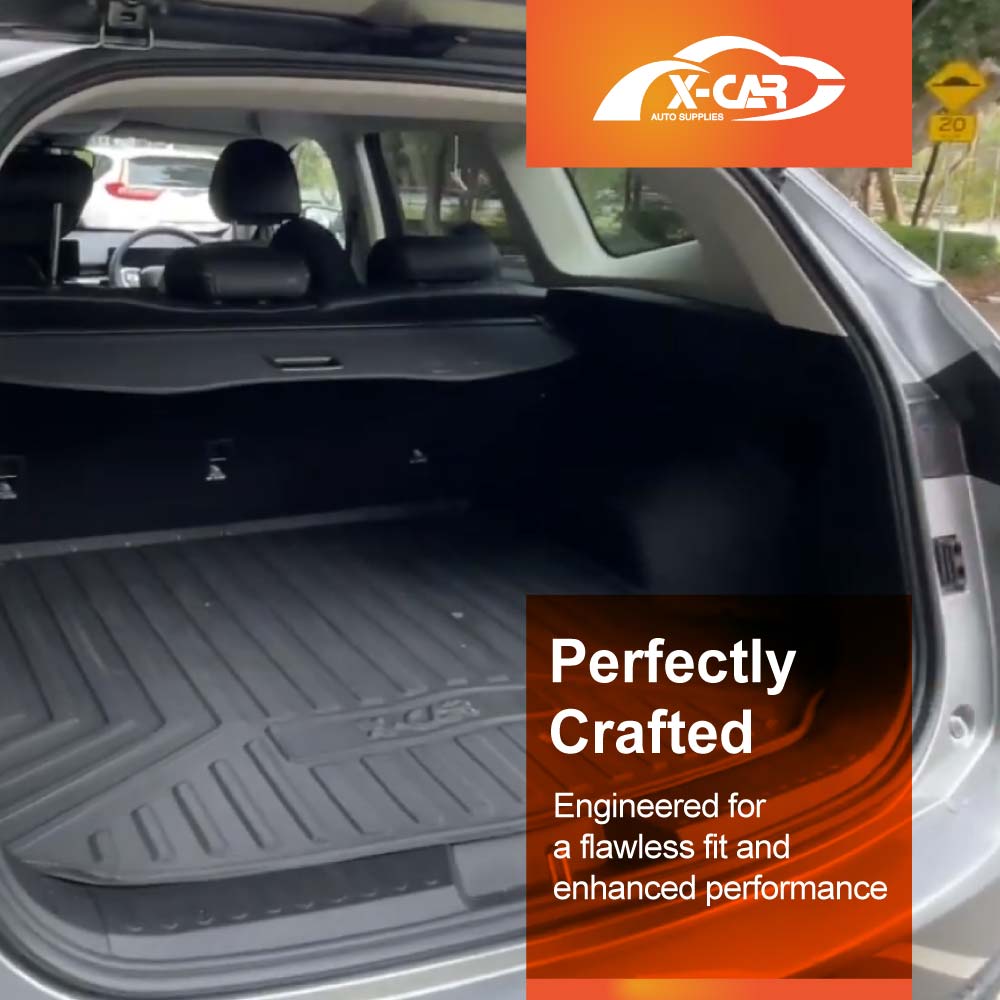 Boot Liner Set for GWM Haval H6/H6 GT 2021-Onwards All Weather Heavy Duty Car Trunk Back Seat Protector Cargo Kick Mats