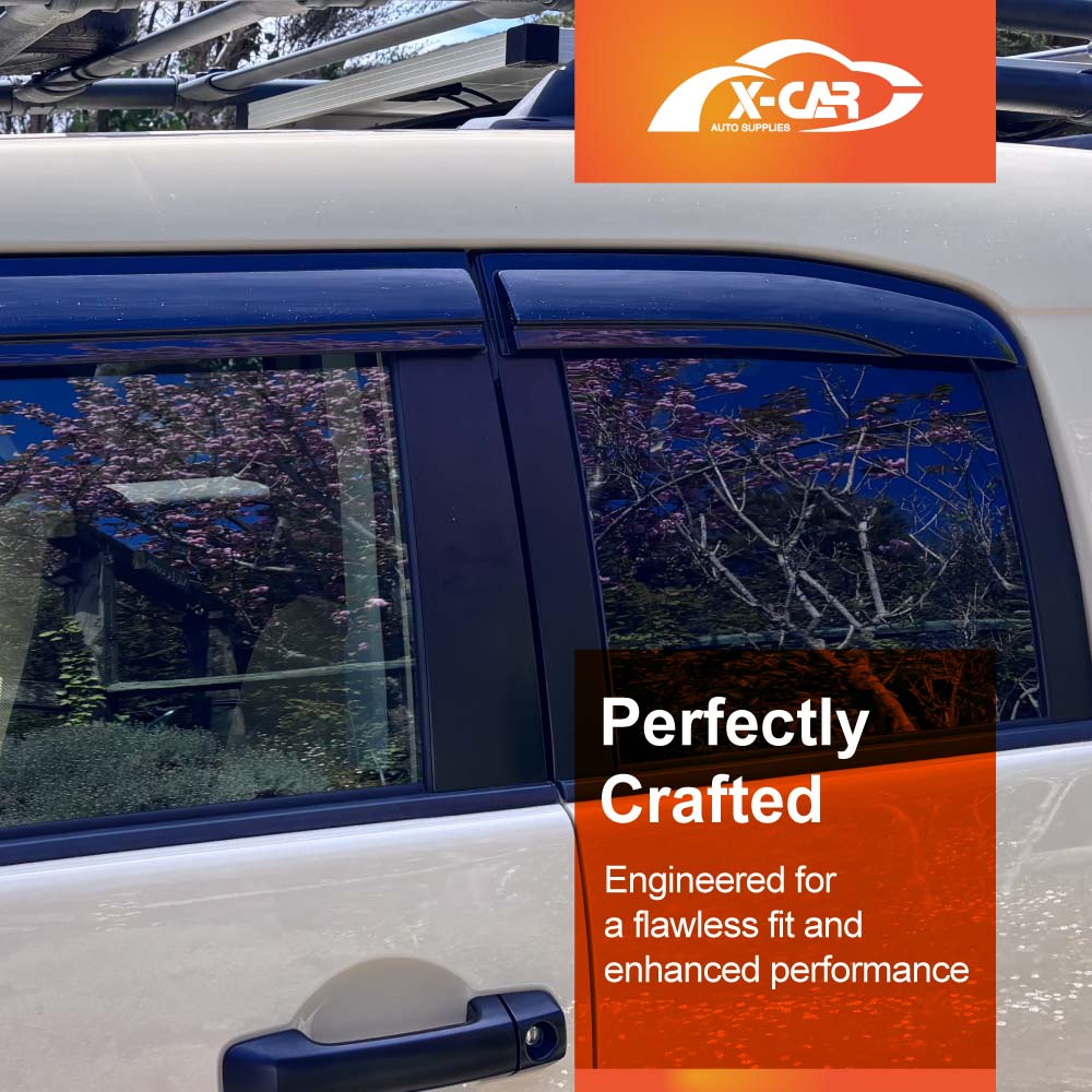 Weathershields for Toyota FJ Cruiser 2011-2019 Car Weather Shields Wind Deflectors Window Sun Visor
