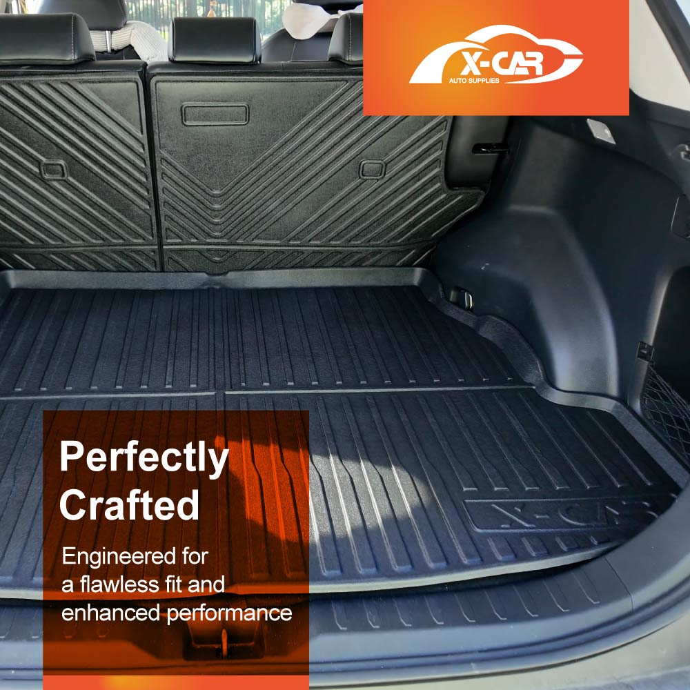 3D Floor Mats Boot Liner for Toyota Rav4 Rav 4 Petrol 2019-2025 All Weather Heavy Duty Cargo Car Trunk Luggage Tray