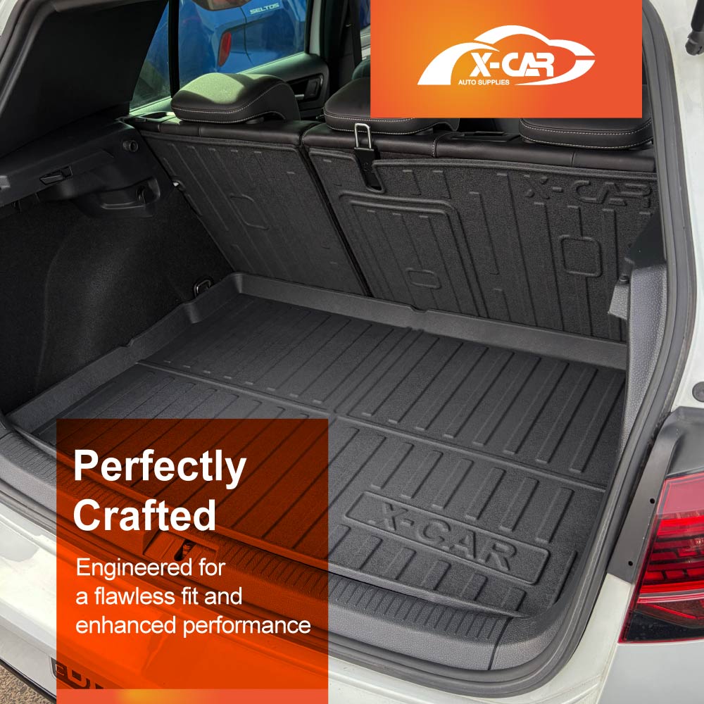 Back Seat Protector for Volkswagen VW Golf MK7 MK7.5 MK8 2013-Onwards All Weather Heavy Duty Car Seat Kick Mats Cover