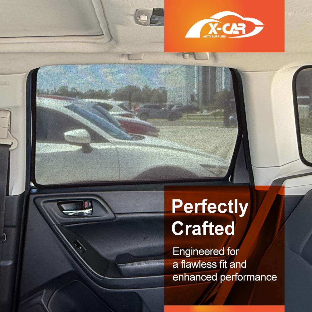 Window Sun Shades for Subaru Forester 2012-2018 Car UV Protection Custom Rear Windscreen Shade SunBlind Mesh