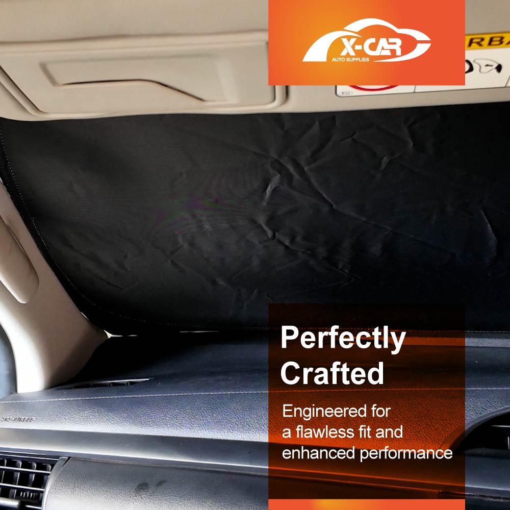 WindScreen Sun Shade for Toyota Hilux 2005-2015 Blocks UV Rays Sun Visor Protector Foldable Sunshade