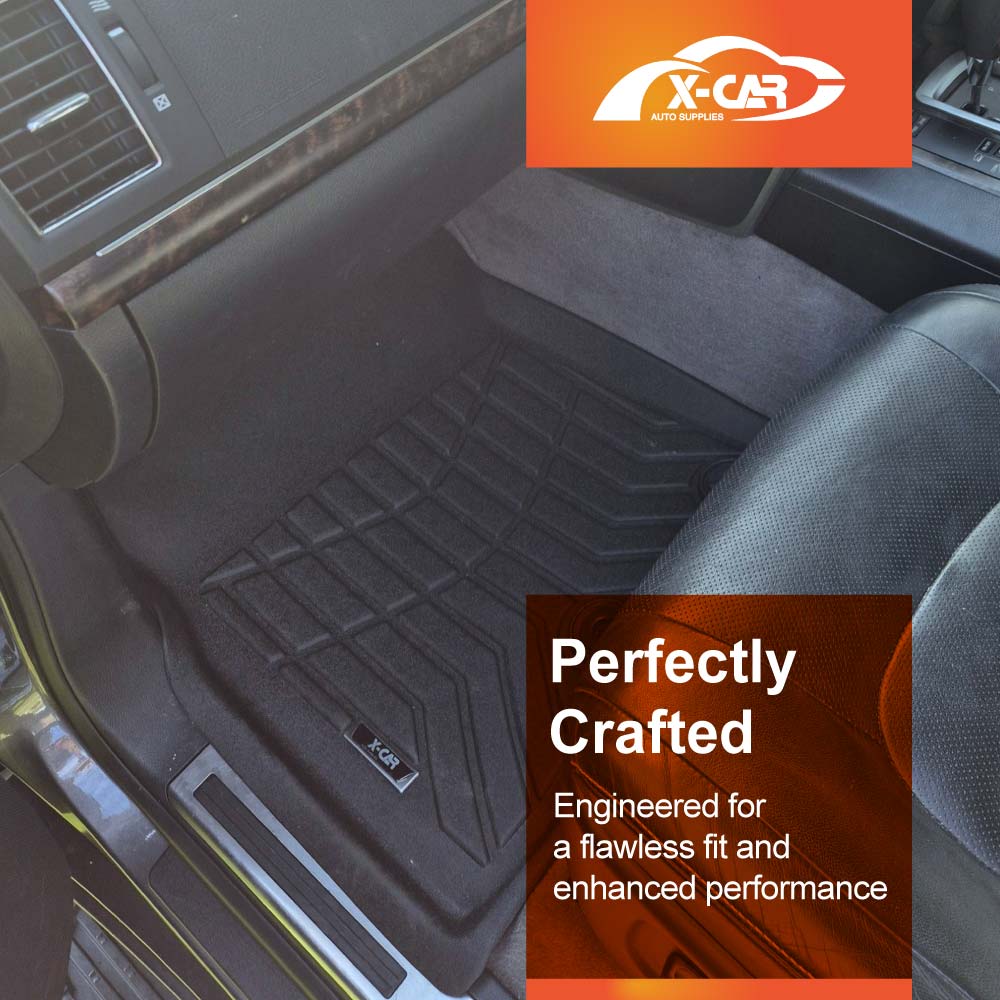 3D Floor Mats Boot Liner Set for Toyota LandCruiser 200 LC200 Series 2007-2021 All Weather Heavy Duty Cargo Car Trunk Luggage Tray